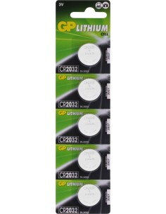 GP Lithium CR2032 blister 5