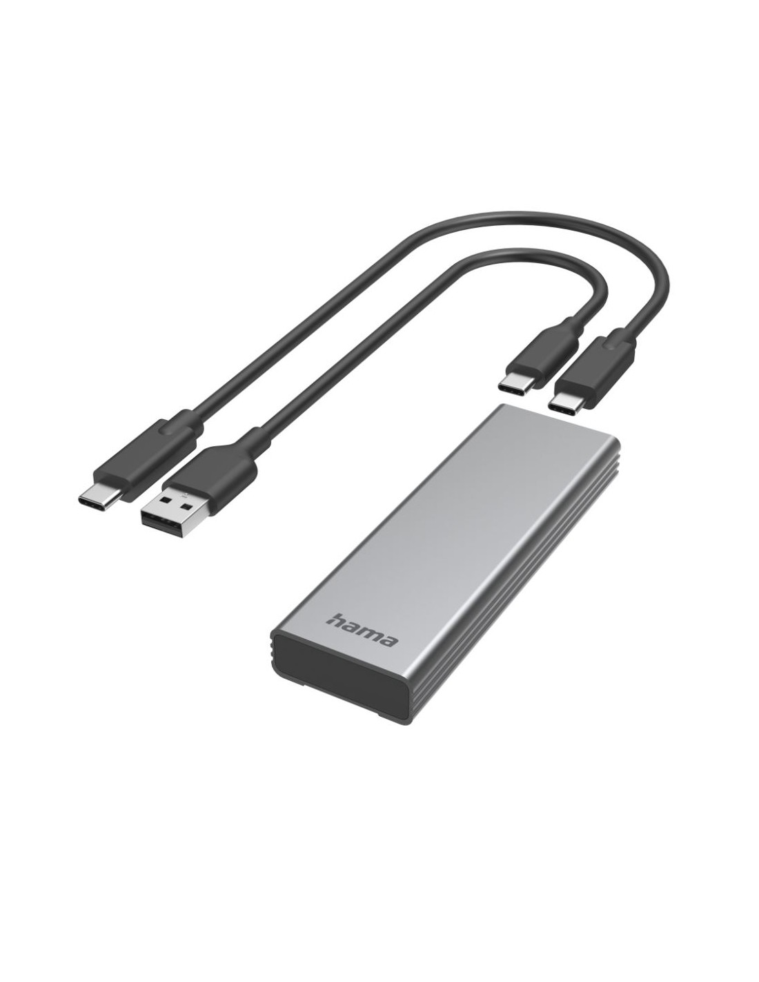 USB-behuizing voor harde schijf voor M.2 SATA en NVMe SSD-harde schijven
