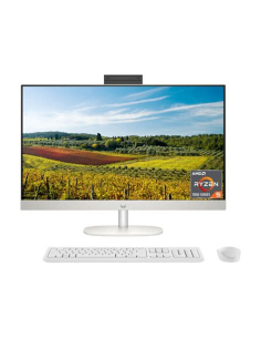 HP All-in-One | 24'' Full HD IPS | AMD Ryzen 3 7320U | 8GB DDR5 | 512GB SSD | IR Camera | W11 Professional | Met Keyboard & Muis