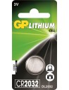 GP Lithium CR2032 Knoopcel Batterij (1-pack)