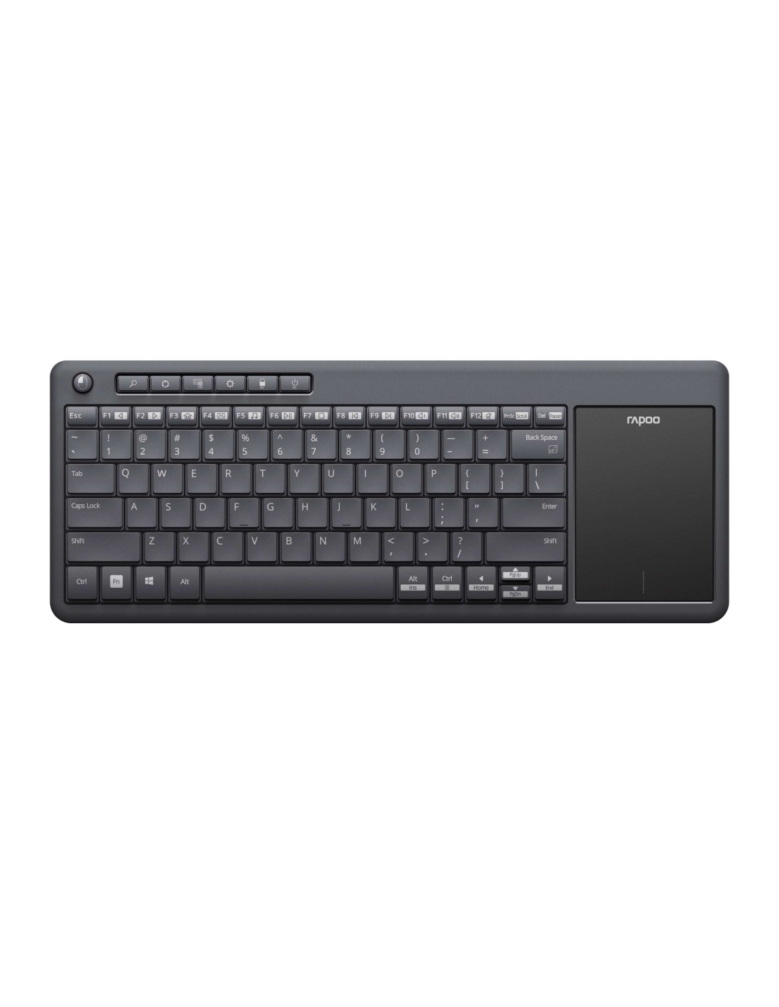 Rapoo K2600 toetsenbord RF Draadloos QWERTY Zwart, Grijs