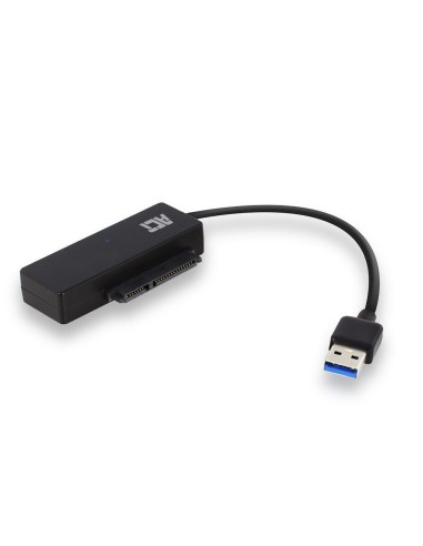 ACT AC1515 tussenstuk voor kabels 2.5 3.5" SATA USB A Zwart