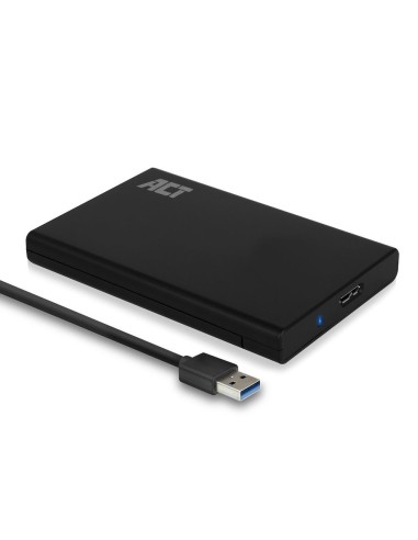 ACT AC1215 behuizing voor opslagstations HDD- SSD-behuizing Zwart 2.5"