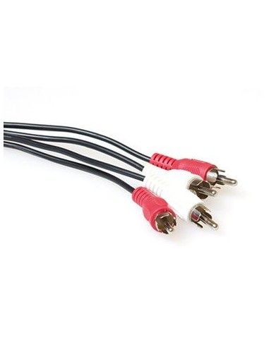 Ewent EW9234 audio kabel 1,2 m 2 x RCA Zwart, Rood, Wit