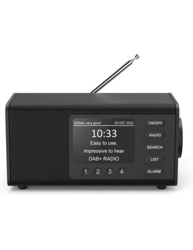 Hama Hama Digitale radio "DR1001BT", FM/DAB/DAB+, zwart Speakers