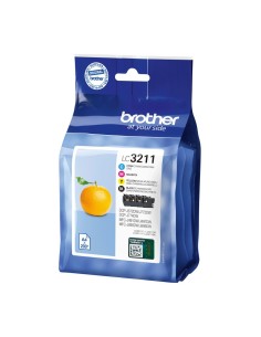 Brother LC3211VAL inktcartridge 4 stuk(s) Origineel Normaal rendement Zwart, Cyaan, Magenta, Geel