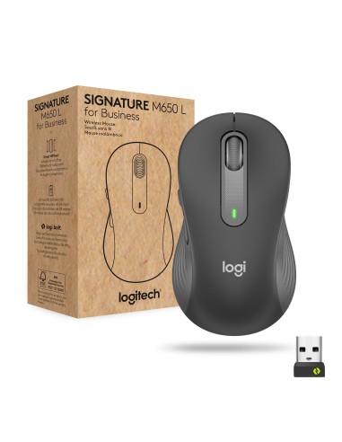 Logitech Signature M650 for Business muis Kantoor Rechtshandig RF-draadloos + Bluetooth Optisch 4000 DPI