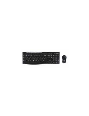 Logitech Wireless Combo MK270 toetsenbord Inclusief muis Thuis USB QWERTZ Duits Zwart