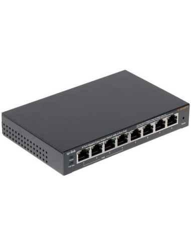 TP-Link TL-SG108PE netwerk-switch Managed L2 Gigabit Ethernet (10 100 1000) Power over Ethernet (PoE) Zwart