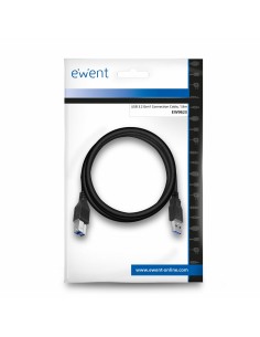 Ewent EW9623 USB-kabel USB 3.2 Gen 1 (3.1 Gen 1) 1,8 m USB A USB B Zwart