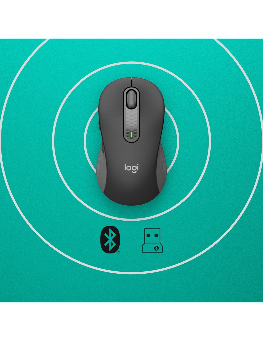 Logitech Signature M650 for Business muis Kantoor Rechtshandig RF-draadloos + Bluetooth Optisch 4000 DPI