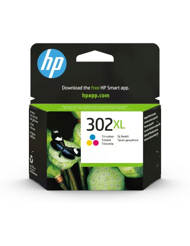 HP 302XL originele high-capacity drie-kleuren inktcartridge