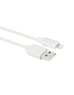 ACT USB 2.0 laad- en datakabel A male - Lightning male 1 meter, nylon, MFI gecertificeerd