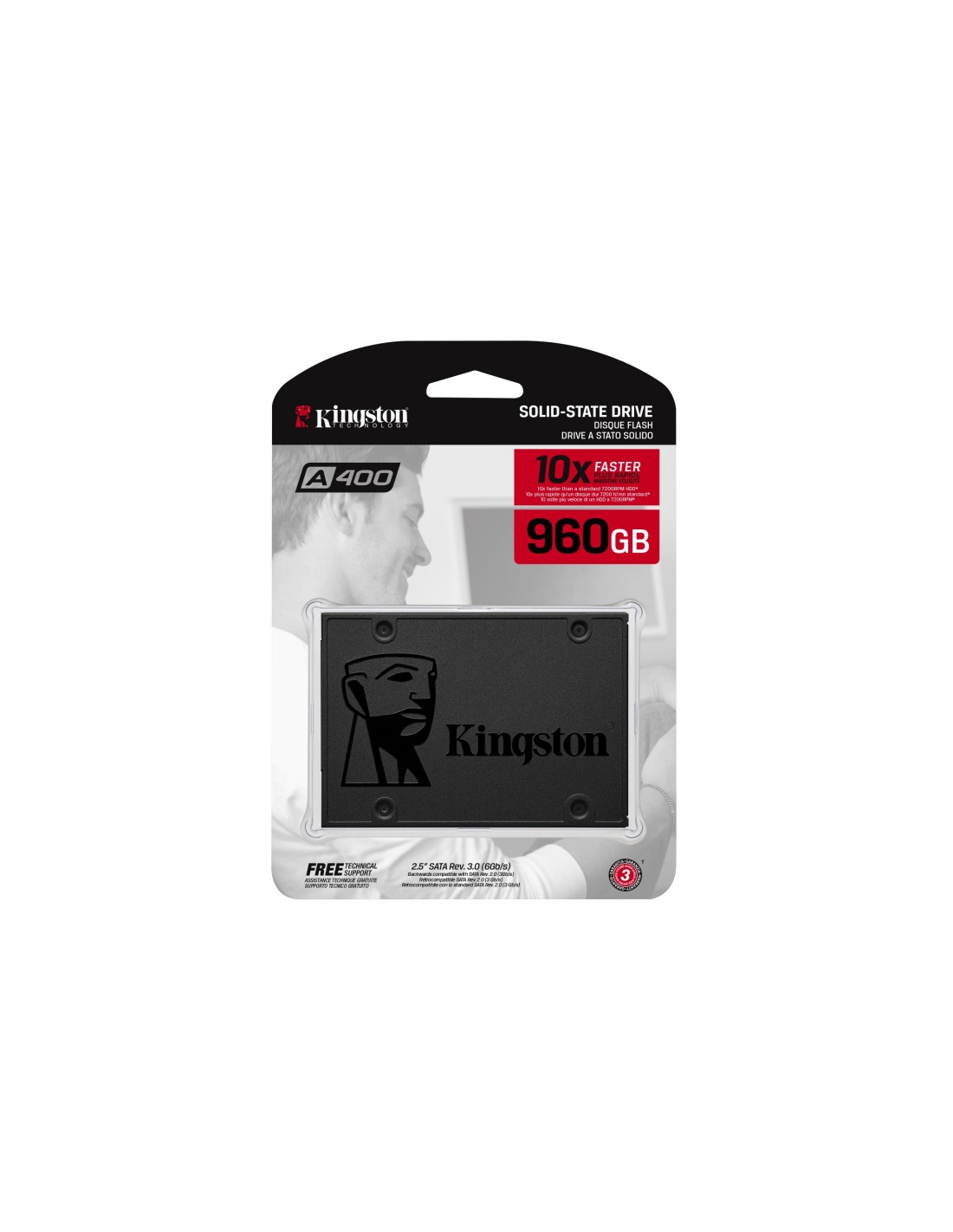 Kingston Technology A400 960 GB 2.5" SATA III TLC