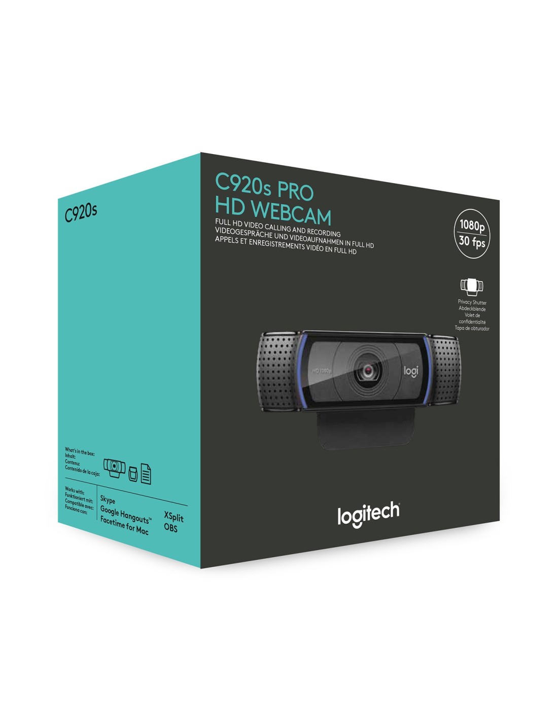 Logitech C920s webcam