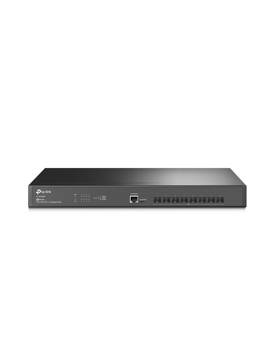 TP-Link JetStream TL-SX3008F netwerk-switch Managed L2 L3 Zwart