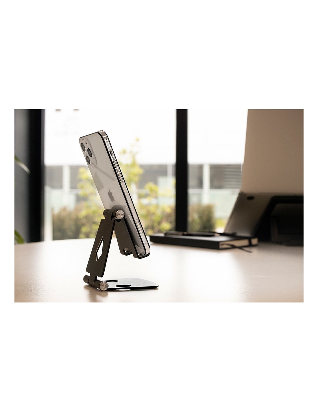 Mobiparts Phone Stand Holder Metal size M - Black