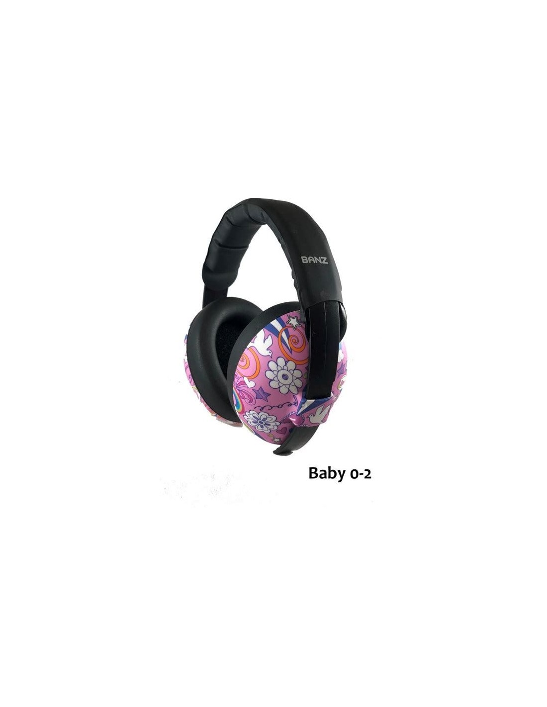 Banz EM033 Earmuffs Gehoorbescherming voor Baby's en Peuters van 0-3 Jaar (peace) Gehoorbescherming