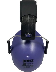 Banz EM059 Earmuffs Gehoorbescherming voor Kinderen van 2-12 Jaar (Donker Paars) Gehoorbescherming