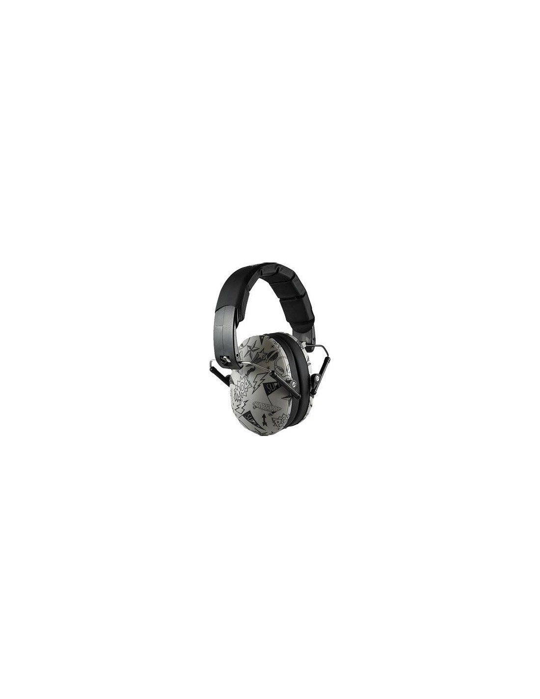 Banz EM040 Earmuffs Gehoorbescherming voor Kinderen van 2-12 Jaar (Graffiti) Gehoorbescherming