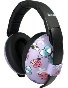 Banz EM054 Earmuffs Gehoorbescherming voor Baby's en Peuters van 0-3 Jaar (Vlinder) Gehoorbescherming