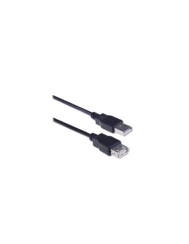 Ewent EW9624 USB-kabel 1,8 m USB 2.0 USB A Zwart