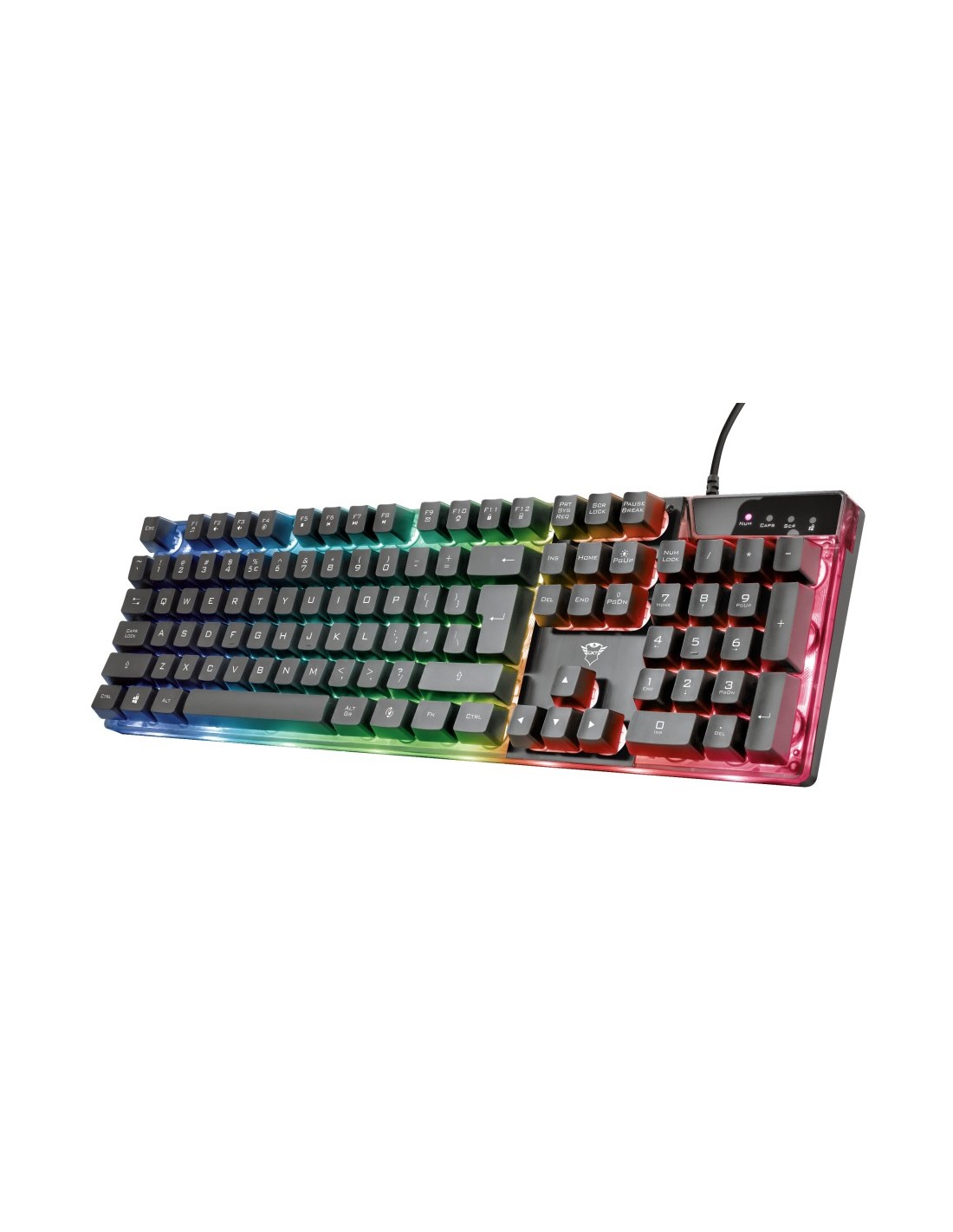 Trust GXT 835 Azor - Gaming Toetsenbord - Qwerty