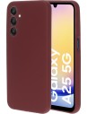 Mobiparts Silicone Cover Samsung Galaxy A25 Plum Red Smartphone accessoires