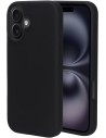 Mobiparts Silicone Cover Apple iPhone 16 Black Smartphone accessoires