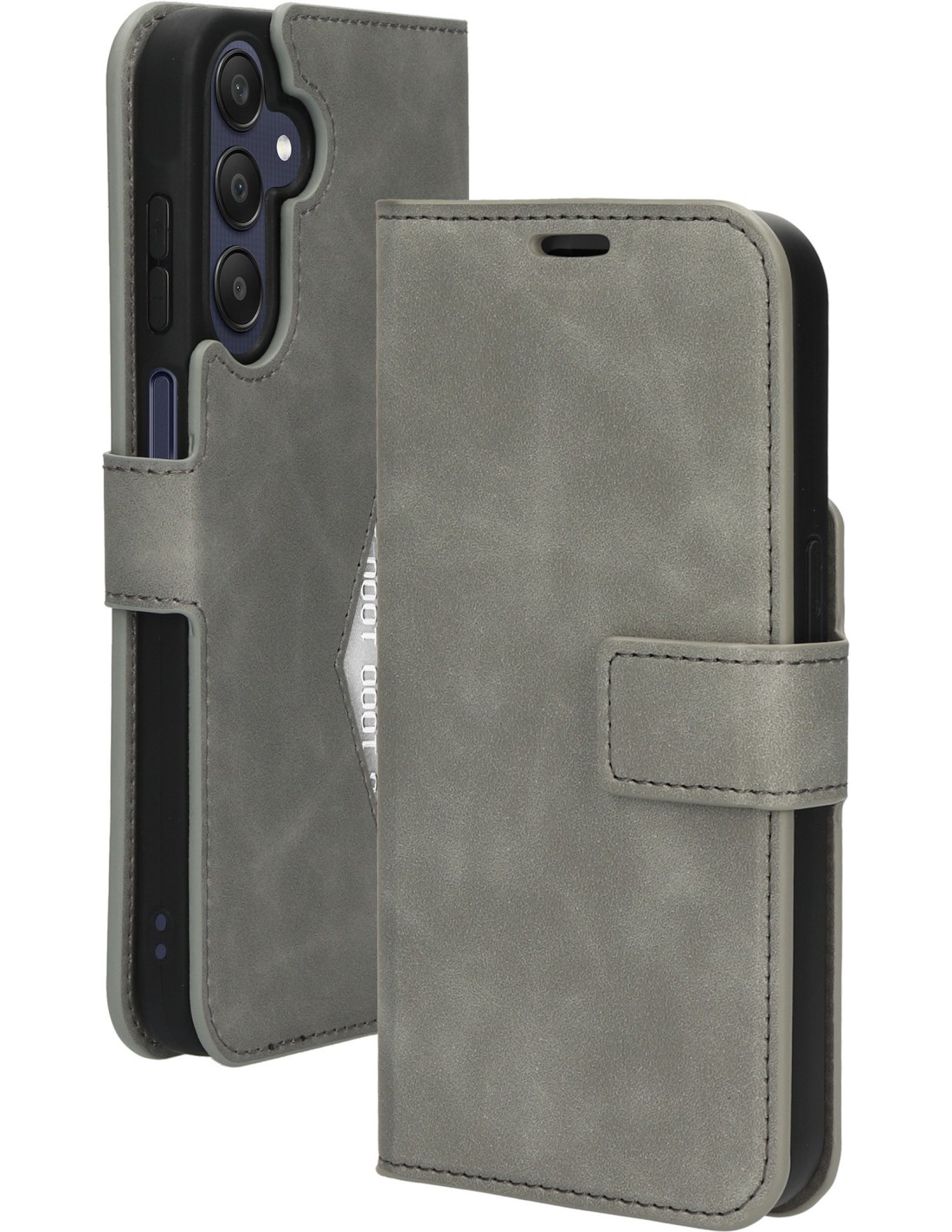 Mobiparts Classic Wallet Case Samsung Galaxy A25 Granite Grey Smartphone accessoires