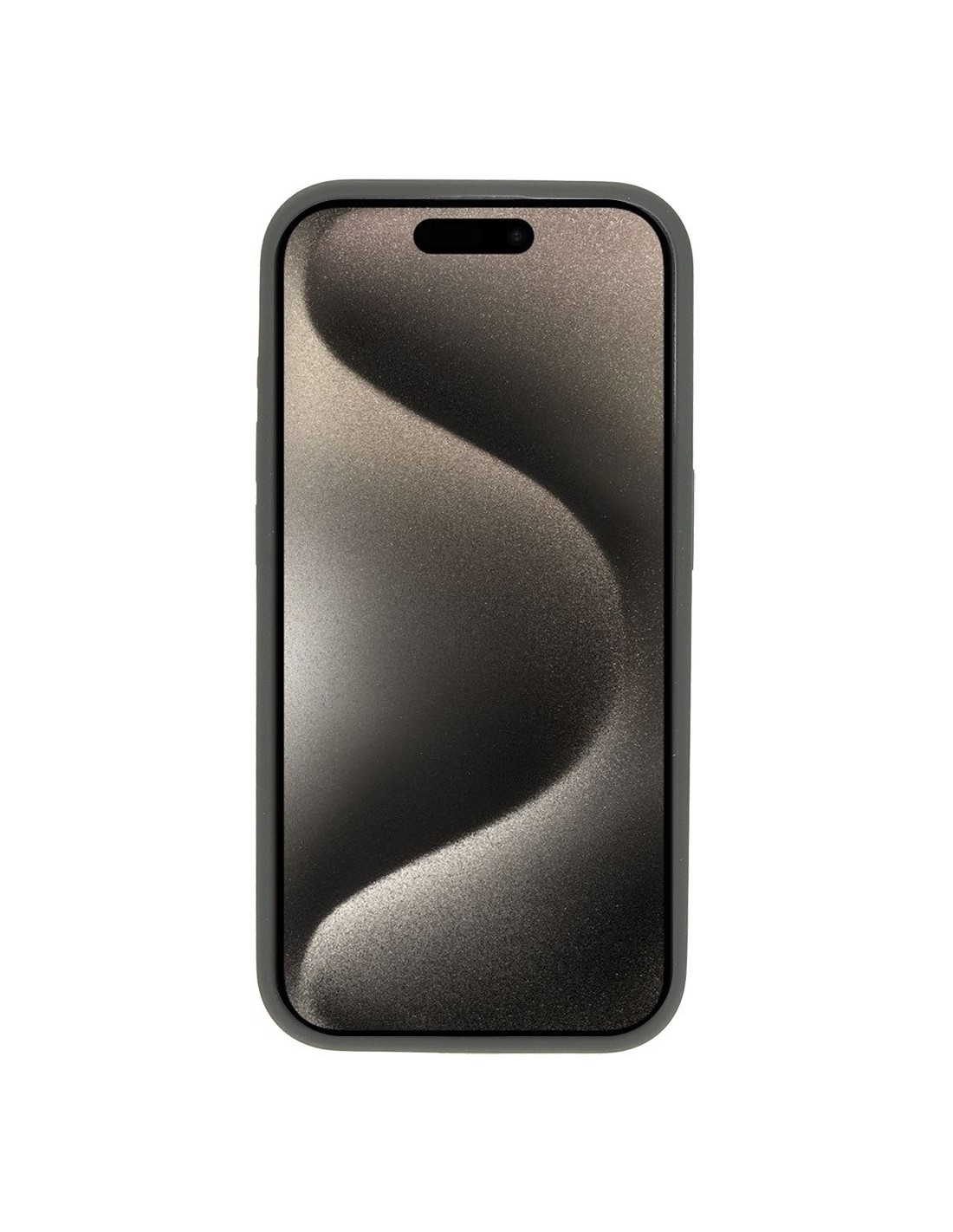 Mobiparts Silicone Cover Apple iPhone 15 Pro Urban Grey Smartphone accessoires