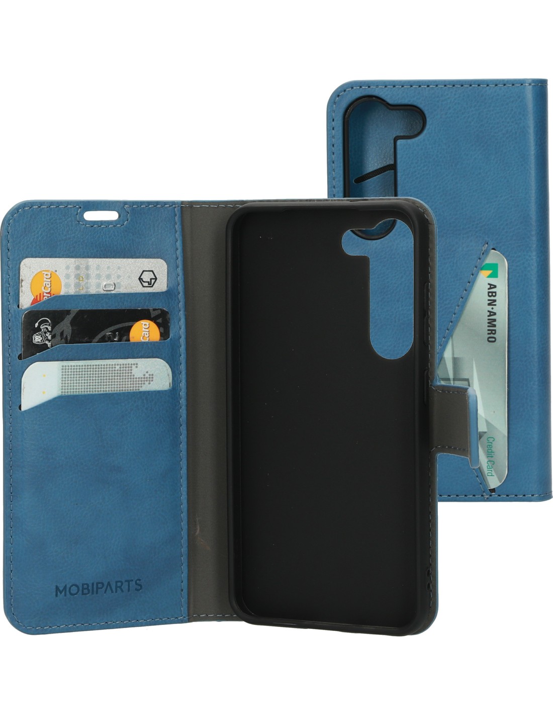 Mobiparts Classic Wallet Case Samsung Galaxy S23 (2023) Steel Blue Smartphone accessoires