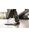 Mobiparts Phone Stand Holder Metal maat M - Zwart