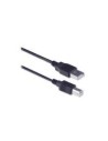 Ewent EW9621 USB-kabel 3 m USB 2.0 USB A USB B Zwart