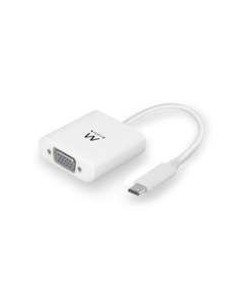 Ewent EW9821 video kabel adapter 0,15 m USB Type-C VGA (D-Sub) Zwart