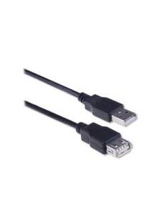 Ewent EW9624 USB-kabel 1,8 m USB 2.0 USB A Zwart