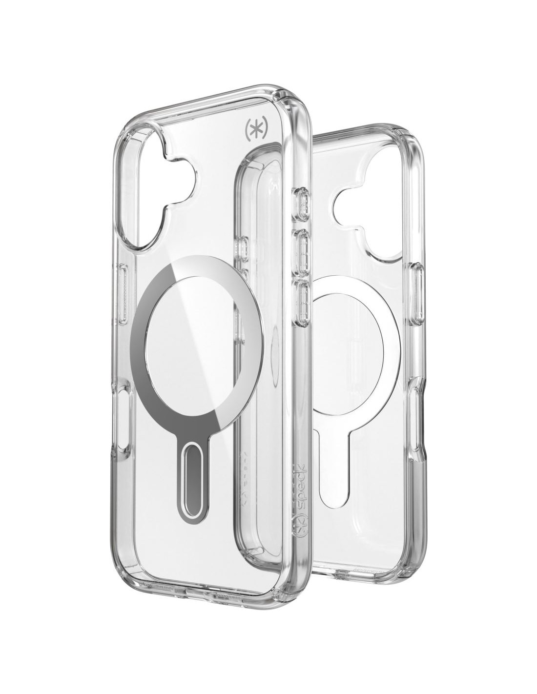 Speck Presidio Perfect Clear + ClickLock Apple iPhone 16 Clear - with Microban Smartphone accessoires