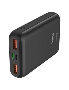 Hama Power Pack "PD10-HD", 10000mAh, 2x USB-A, 1x USB-C, voor snelladen, antr. Powerbank