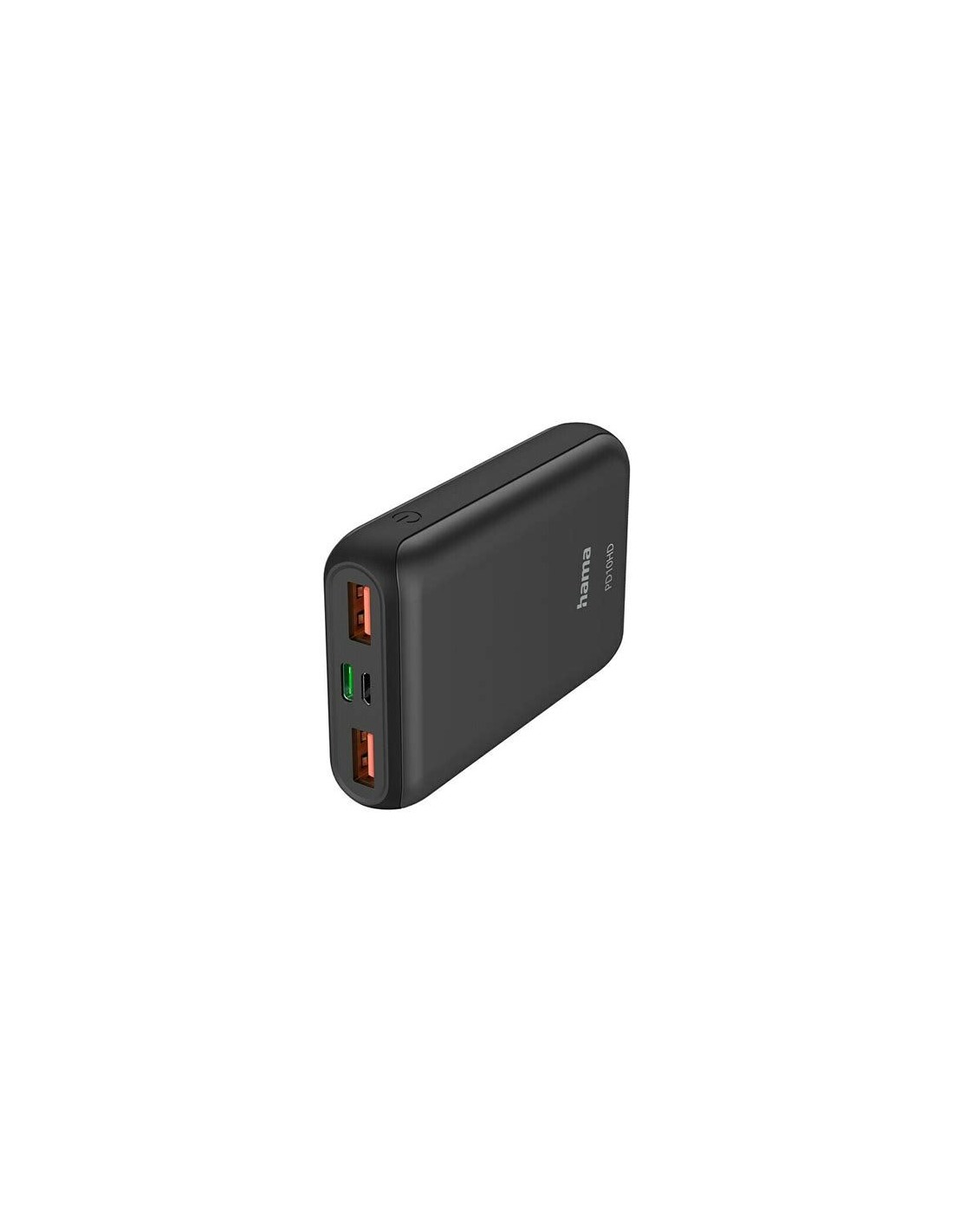 Hama Power Pack "PD10-HD", 10000mAh, 2x USB-A, 1x USB-C, voor snelladen, antr. Powerbank