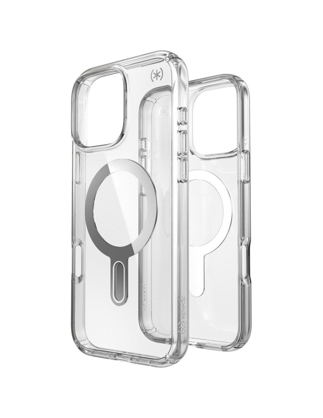 Speck Presidio Perfect Clear + ClickLock Apple iPhone 16 Pro Max Clear - with Microban Smartphone accessoires