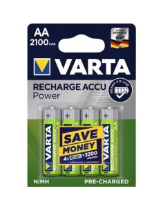 Varta Oplaadbare HR06 NiMH AA 2100mAh 4 Stuks Blister