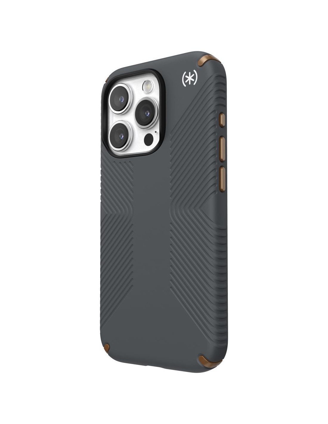 Speck  Presidio2 Grip Apple iPhone 15 Pro Charcoal Grey - with Microban Smartphone accessoires