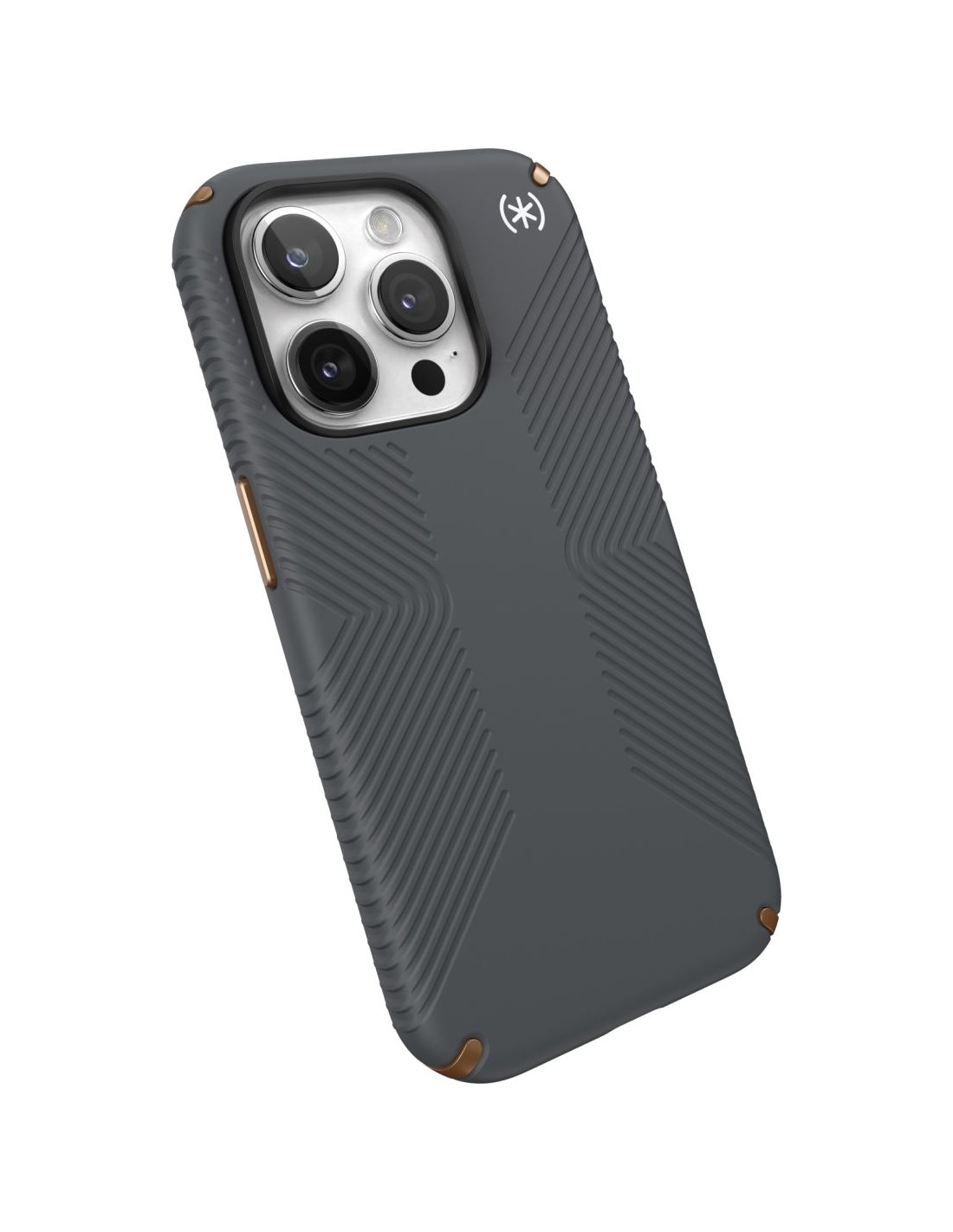 Speck  Presidio2 Grip Apple iPhone 15 Pro Charcoal Grey - with Microban Smartphone accessoires