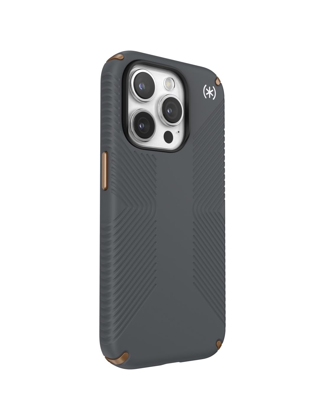 Speck  Presidio2 Grip Apple iPhone 15 Pro Charcoal Grey - with Microban Smartphone accessoires