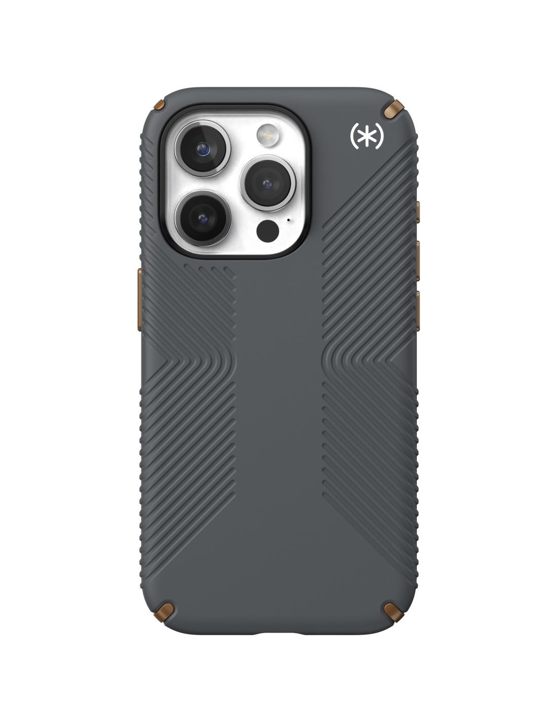 Speck  Presidio2 Grip Apple iPhone 15 Pro Charcoal Grey - with Microban Smartphone accessoires