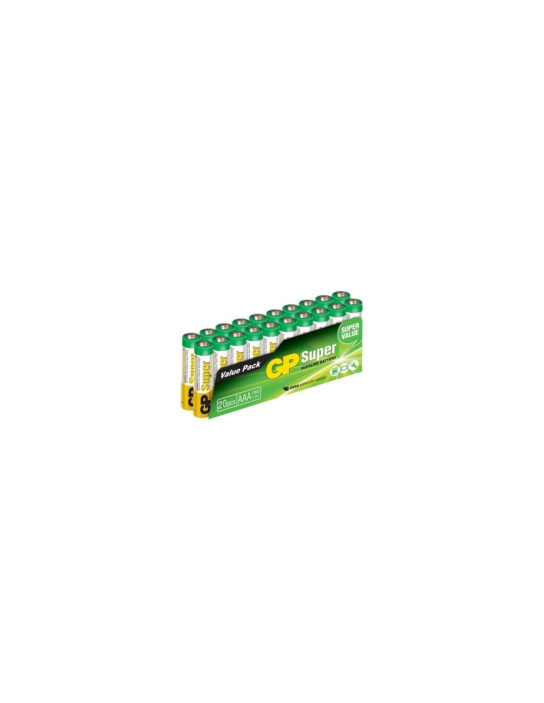 GP Super AAA 20 stuks Batterij