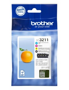 BROTHER LC3211VAL Pack of 4 cartridges