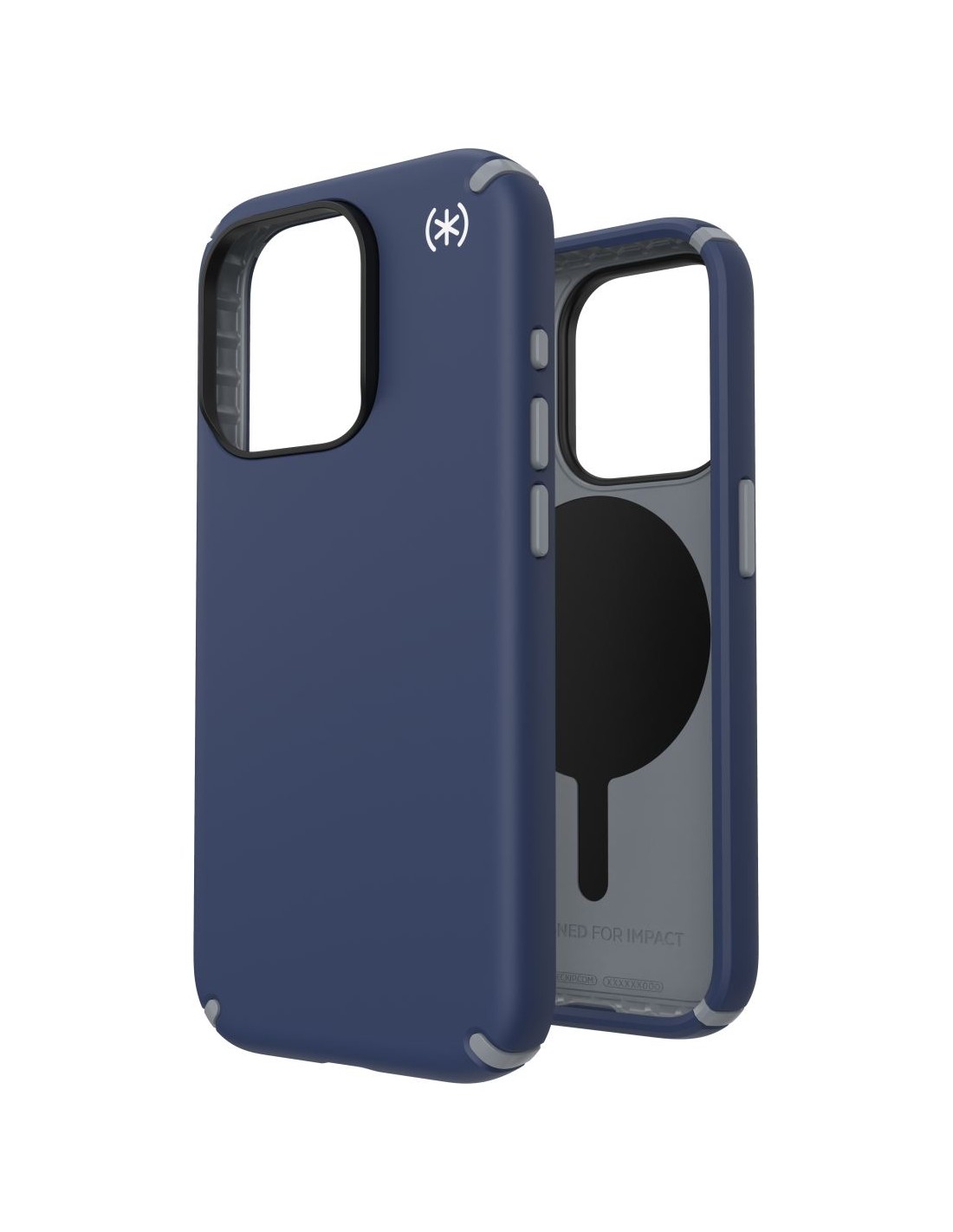 Speck Presidio2 Pro + MS Apple iPhone 15 Pro Coastal Blue - with Microban Smartphone accessoires