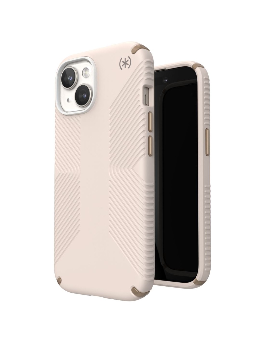 Speck Presidio2 Grip Apple iPhone 15/14/13 Bleached Bone - with Microban Smartphone accessoires