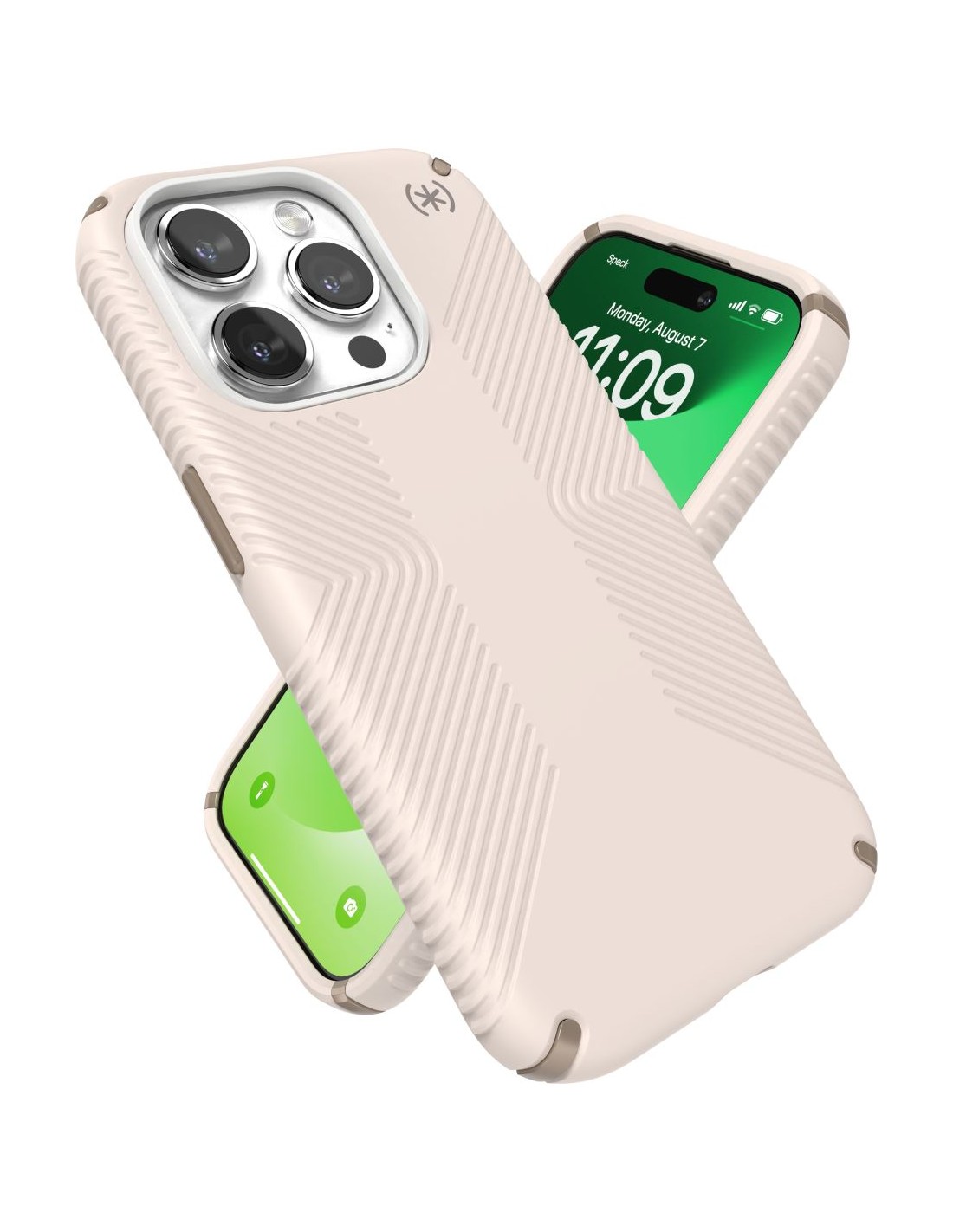 Speck Presidio2 Grip Apple iPhone 15 Pro Bleached Bone -  with Microban